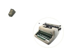 Magic Margin Key / Lever for Royal Quiet De Luxe Typewriter Gray Vtg Carriage thumbnail