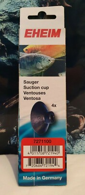 EHEIM Sauger 4er-Pack 7271100 für Pickup + aquaball Innenfilter + Heizstab
