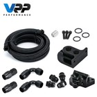 For 2011-2022 Ford Mustang GT / F150 5.0 5.2 Coyote Oil Filter Relocation Kit