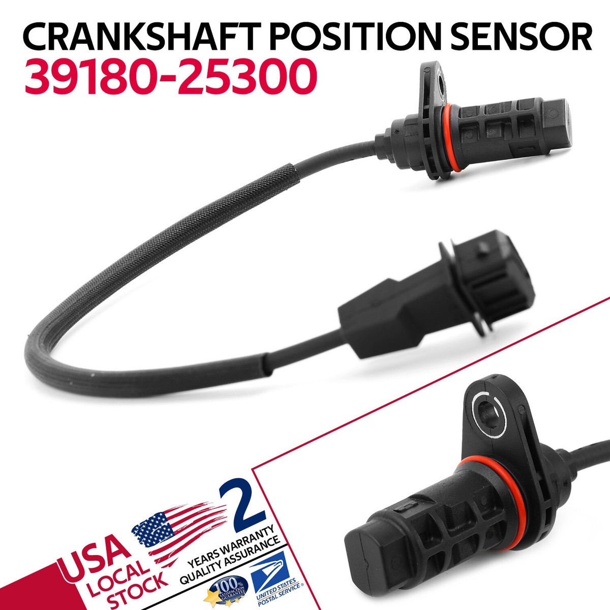 Genuine Crankshaft Position Sensor 39180-25300 for HYUNDAI SANTA