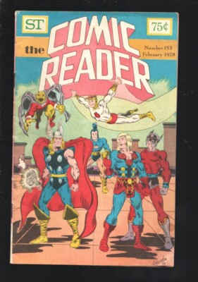 The Comic Reader #153 1978-Details about comics, artists, cover repros ...