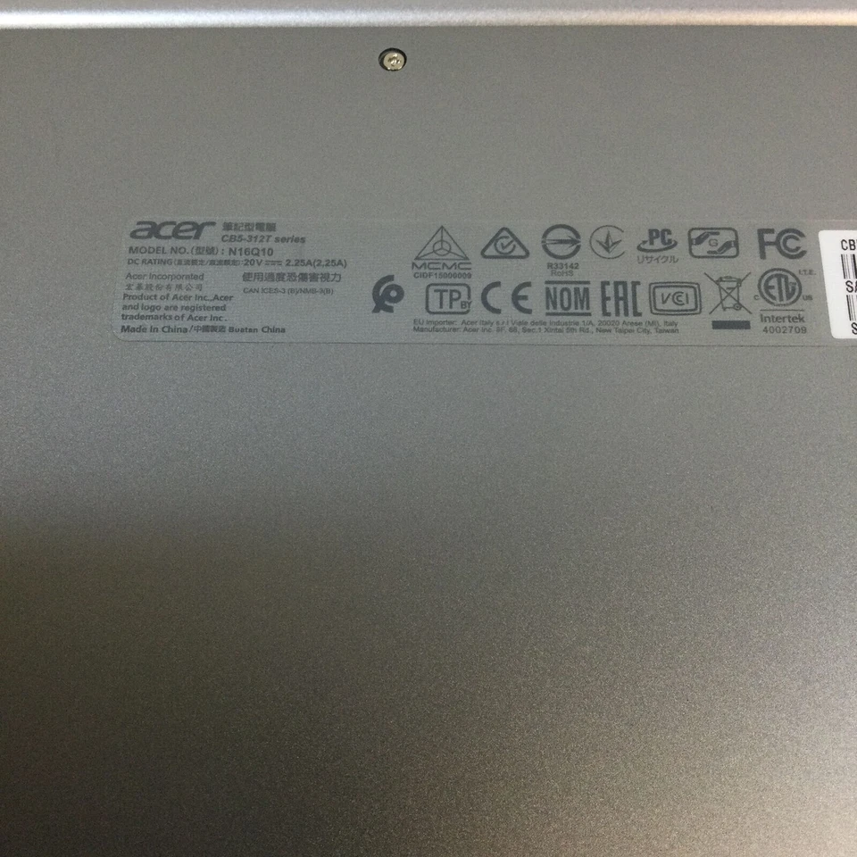 Acer R13 Touchscreen 13" Chromebook 4GB RAM 32GB SSD Prata - Imagem 3 de 4