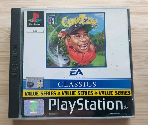Cybertiger - PlayStation One Game PS1 With Mannual.