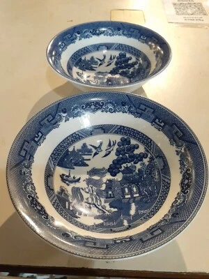 Blue willow cereal bowls hotsell
