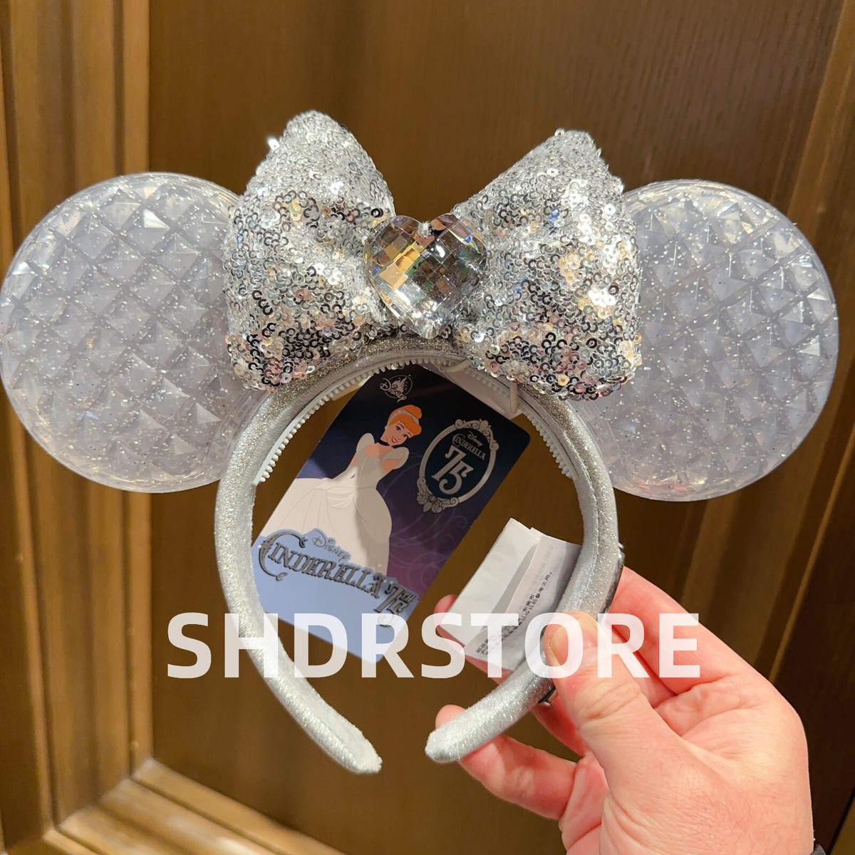 Disney authentic 2025 Cinderella minnie mouse ear headband  display picture 1