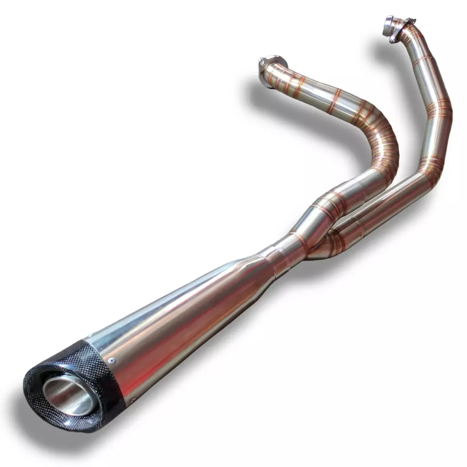 Escape personalizado para Harley Davidson Electra Glide 1999-2016 sistema completo 2 en 1 Foto 2 de 4