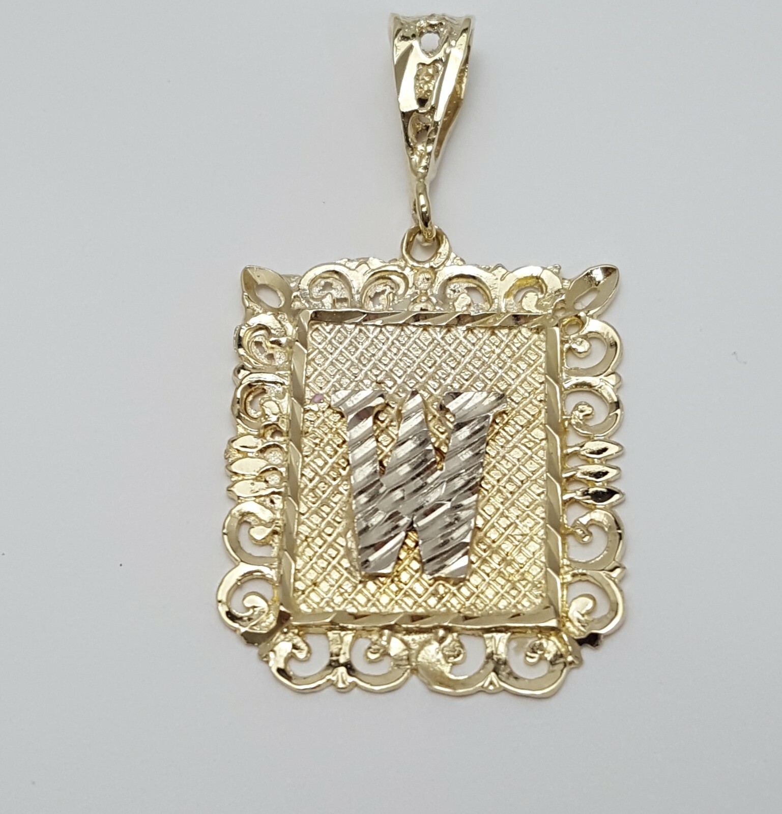 Beautiful 14K Karat Solid Two Tone Multi Tone Des… - image 2