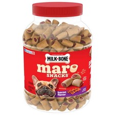 Milk-Bone MaroSnacks Dog Treats, Bacon Flavor, Small Size, 40 Ounce