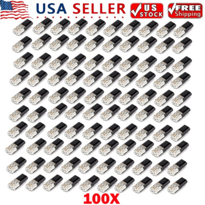 100x Double-Wire Plug-in Cable Snap Connector Terminal Block With Locking Buckle