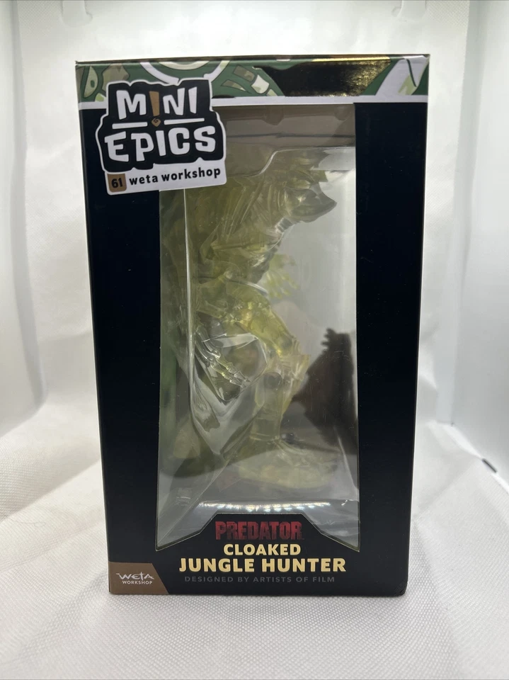 Predator Weta Workshop Mini Epics Exclusive Cloaked Jungle Hunter Figure NEW UK - Image 4 of 4