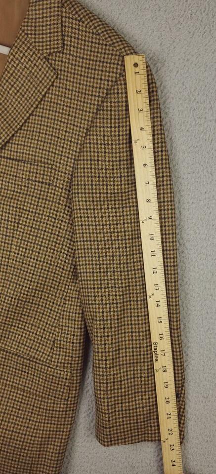 Arnold Brant Loro Piana Cashmere Sport Coat Shepherd's Check 42R ...