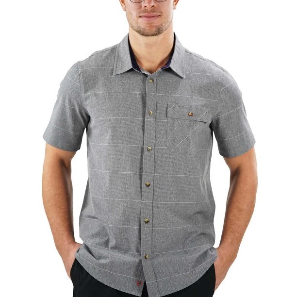Avalanche Men’s Short Sleeve Woven Shirt Gray