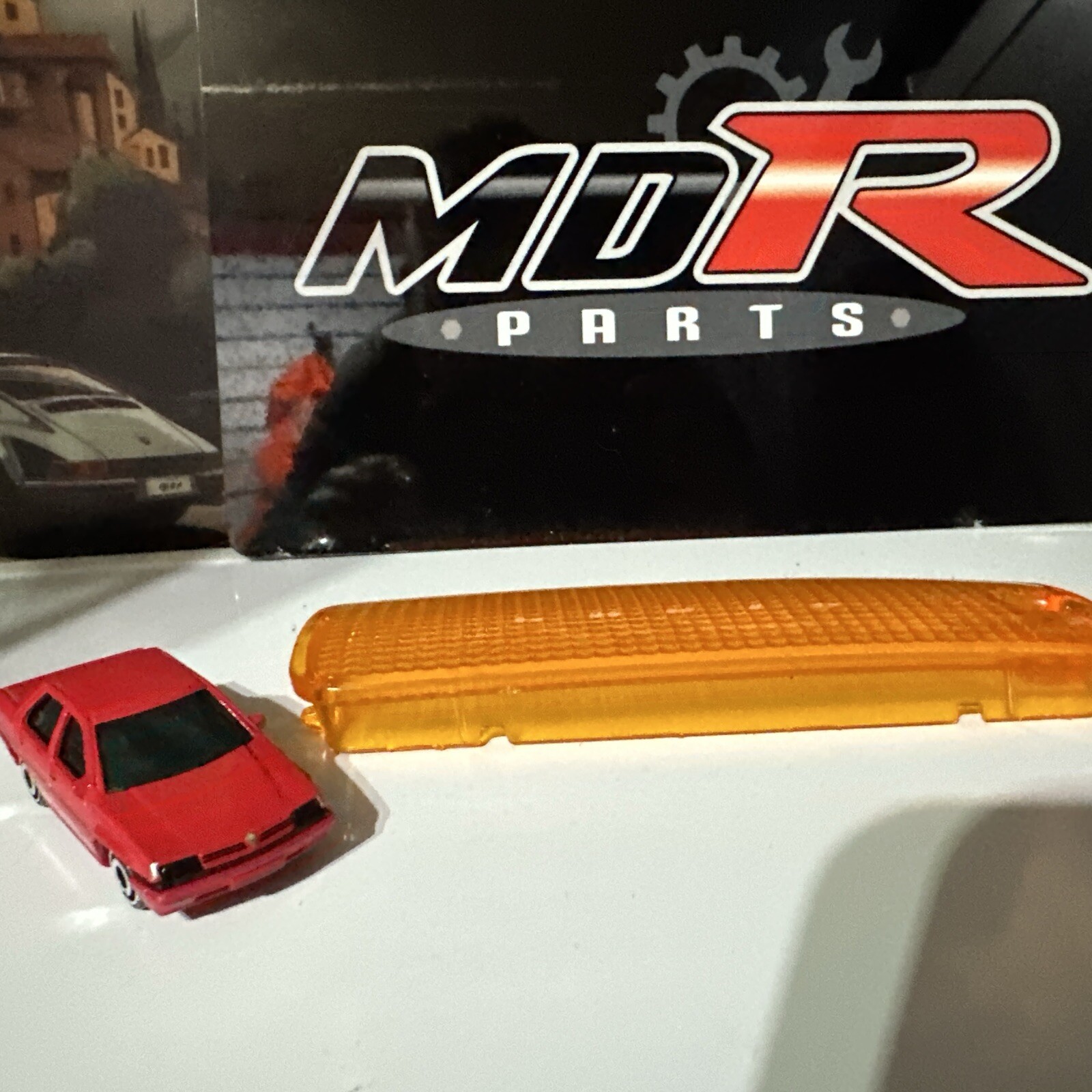Genuine Proton Saga Orange reflector lense Left side N/S - EP81520 image 3