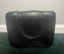 High Quality Vintage Stephano Serapian Milano Handbag (black Leather)