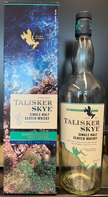 Talisker Skye Single Malt Whisky Made By The Sea Bottle and Box