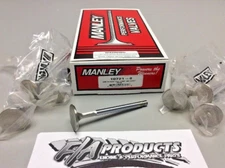 Manley 1.50" Small Block Chevy Street Flo 11/32" Exhaust Valves Set Of 8 10721-8