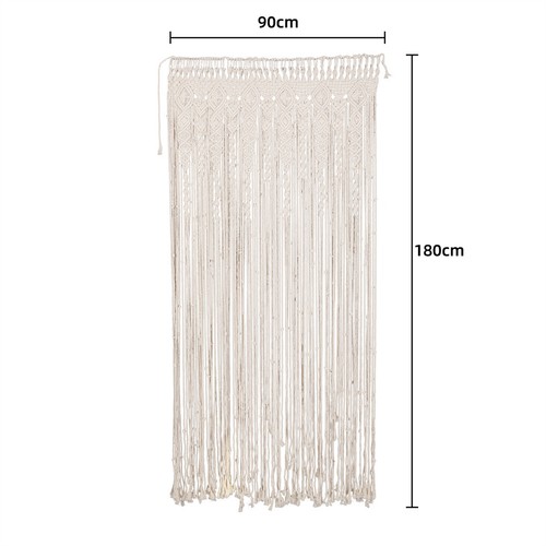 Large Handmade Woven Macrame Door Curtain Wall Hanging Tapestry Wedding Decor AU - Picture 13 of 13