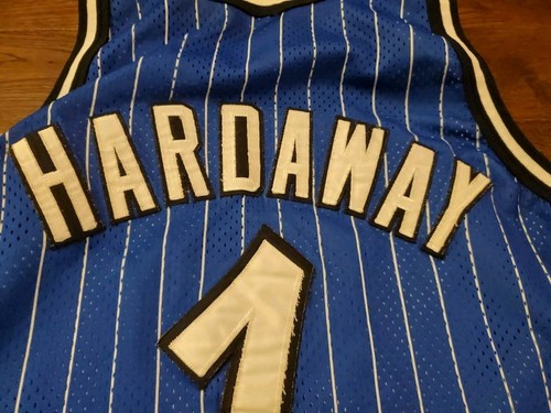 100% Authentic Penny Hardaway Vintage Champion 95 96 Magic Jersey Size 48 L XL - Picture 10 of 10