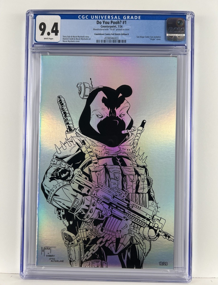 Do You Pooh? #1 CGC 9.4 Countdown Foil Sketch Edition B