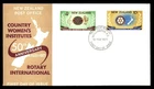 Mayfairstamps New Zealand FDC 1971 Country Owmens Inst Rotary Internatl First Da