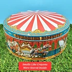 (Vintage) Sunshine Biscuits Carousel Gift Tin Holiday Cookies Made In England