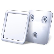 Travel Shower Mirror - Small Fogless Mirror with Triple Suction Cups - Antifo...
