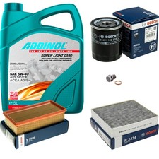 BOSCH Inspektionspaket 5L ADDINOL SUPER LIGHT 5W-40 f&uuml;r Mitsubishi Colt VI