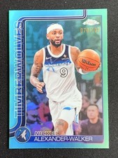 Nickeil Alexander-Walker 2025-26 Topps Chrome Aqua Refractor Base /199 #193