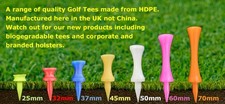 HDPE plastic castle golf tees