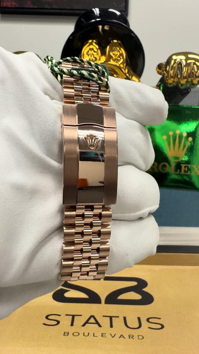 Rolex Sky Dweller Rose Gold Chocolate Dial Jubilee Brand New