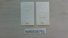 LOT 2 Carte a parfumer DÏOR PERFUME Card Fragrance carte parfum HOMME