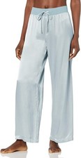 PJ Harlow womens Jolie Satin Pant Medium, Morning Blue