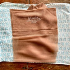 Vintage 50s 60s SHEERLON Seamless Mesh Nylon Stockings 9 1/2 Reinforced Toe New