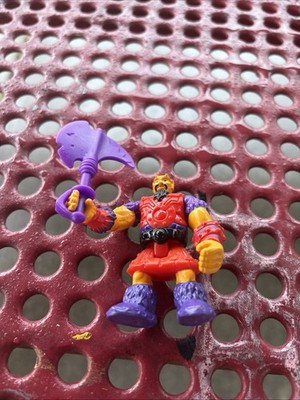 Imaginext Warrior Character Red Purple Play 2.5'' Action Figure 2001 Toy
