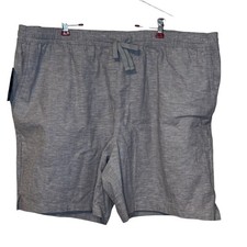 Gap Men Shorts Lightweight Pull On Drawstring Pockets Linen Stretch Gray XXL NWT