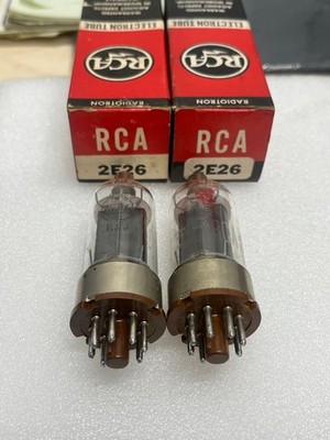 RCA 2E26 Electron Vacuum Tubes, Lot of 2pcs, NEW!