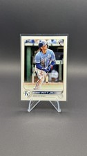 2022 Topps Update Series - Bobby Witt Jr. #US100 Looking Up in Powder Blue...