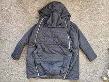 JoJo Maman Bebe cappotto premaman blu navy più lungo, 10/38, NUOVO!