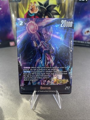 Dragon Ball Super FW FS09-13 Beerus God of Destruction FOIL NM