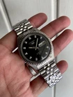Vintage rare Seiko 5 Floated Bazel Orignal Automatic Men's Watch Black 🖤