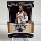 Jalen Brunson 2025-26 Topps Marks of Excellence Auto #ME-JB New York Knicks NBA