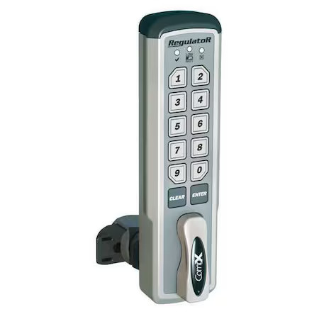 Compx Regulator Reg-S-V-3 Electronic Keyless Lock, Brushed N