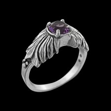 925 Sterling Silver Amethyst Ring   February Birthstone Jewelry