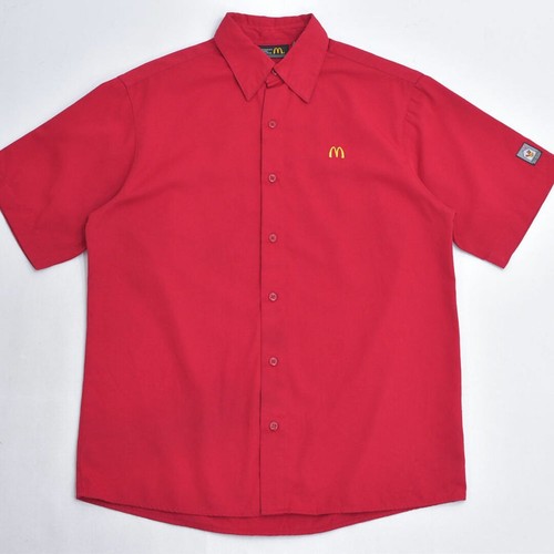 McDONALD'S APPAREL COLLECTION McDONALD Official Design Shirt Short Used GRIN-0 - Picture 4 of 10