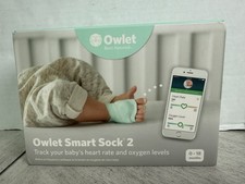 Owlet Smart Sock 2 Baby Oxygen and Heart Rate Monitor Base Station Sensor Track