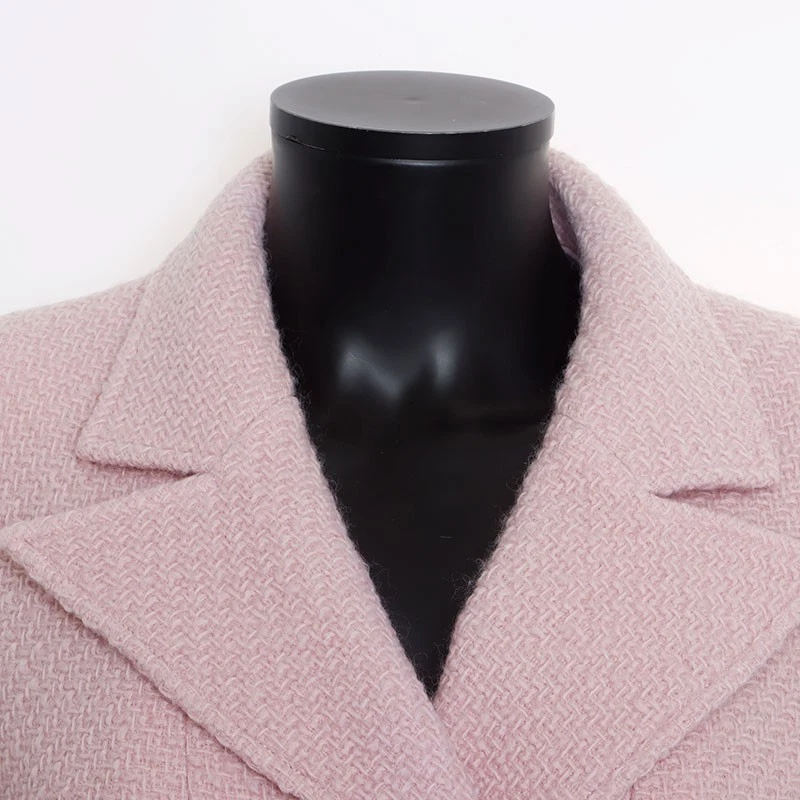 Giacca CHANEL taglia 38 96A COCO Mark Gripoa con bottoni rosa WS9797