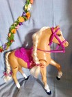  *Pretty Brown eyed Barbie 1993 Palamino High Stepper Horse~Walks!* — photo 2
