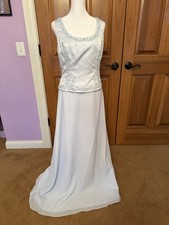 Michaelangelo Dress Womens 10 Beaded Floral Fairy Event A Line Chiffon F-205