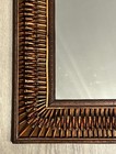 Vintage Bamboo Mirror , 29 3/4” By 23 3/4” Beautiful Design, Handmade — photo 2