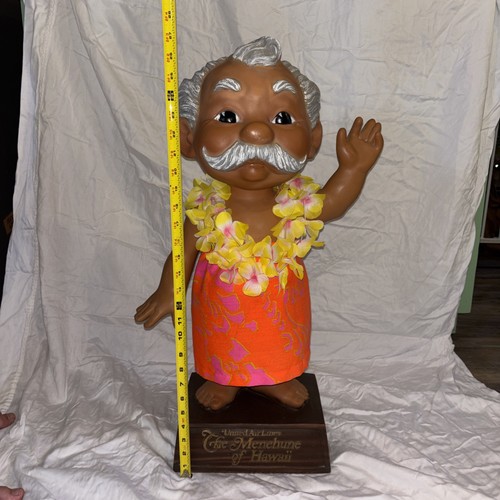 United Airlines 27” Menehune of Hawaii Promotional Figure Advertising Display
